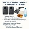 Paket Bundling Sound System + Catering 50 Porsi - Gambar 2