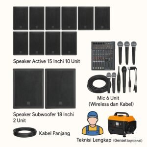 Paket Sewa Sound System Festival Solo