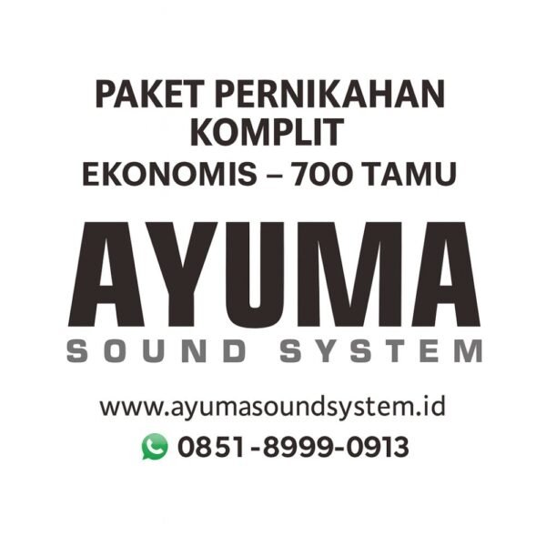 Paket Pernikahan Ekonomis 700 Tamu