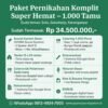 Paket Pernikahan Hemat Solo 1000 Tamu