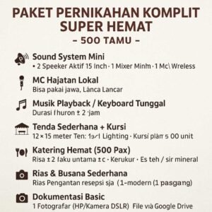 Paket Pernikahan Hemat Solo