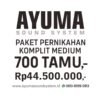 Paket Pernikahan Medium 700 Tamu