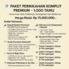 Paket Pernikahan Premium Solo 1000 Tamu