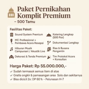 Paket Pernikahan Premium Solo